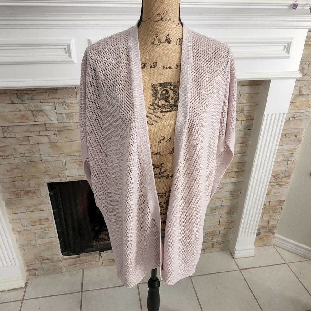 LOFT open weave tunic kimono coverup cardigan size small